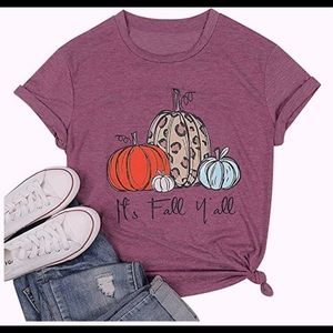 Ladies Plus Size "It's Fall Yall" Shirt